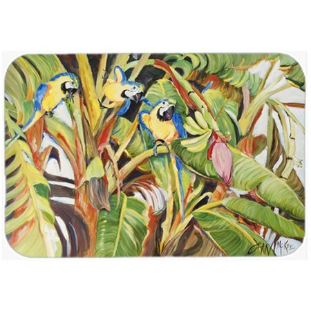 Carolines Treasures Three Blue Parrots Mouse Pad- Hot Pad and Trivet JMK1010MP